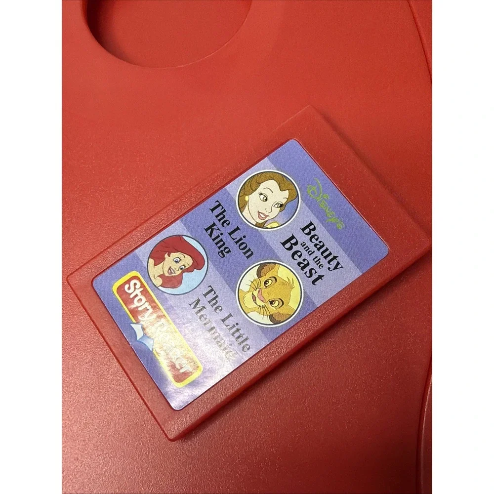 STORY READER with DISNEY Books and Cartridge read along toy 2003 GUC